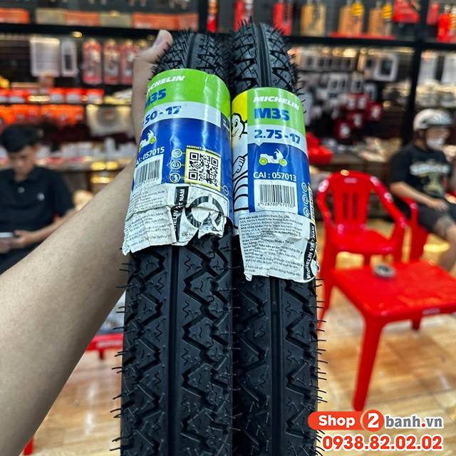 Vỏ có ruột michelin m35 250-17 - 275-17 - 3