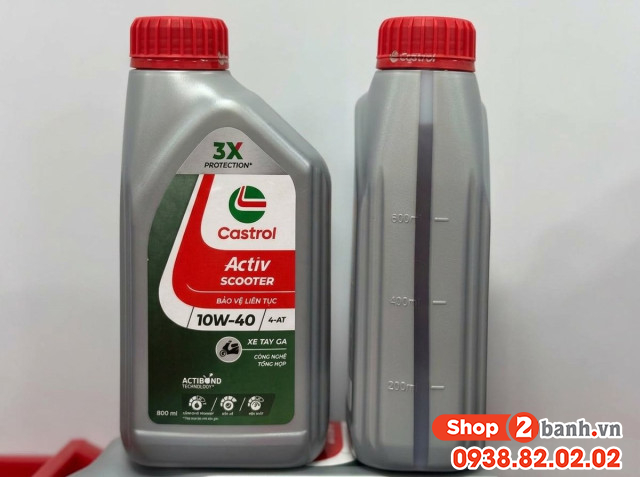 Nhớt castrol xe tay ga loại nào tốt nên dùng cho sh ab vario - 4