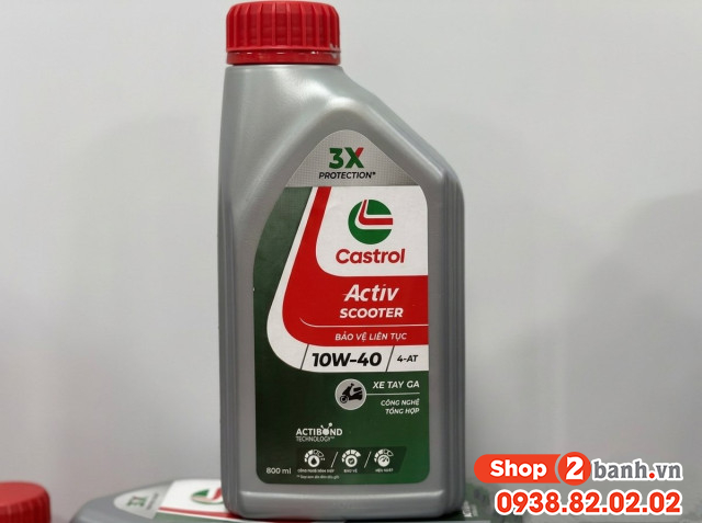 Dầu nhớt castrol cho xe tay ga loại nào tốt hiện nay - 4