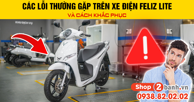 Các lỗi thường gặp trên xe điện feliz lite và cách khắc phục - 1