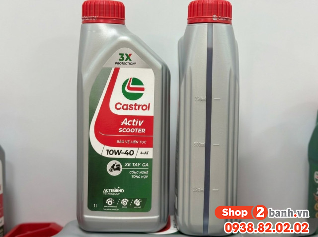 Nhớt castrol xe tay ga bao lâu thì thay - 5