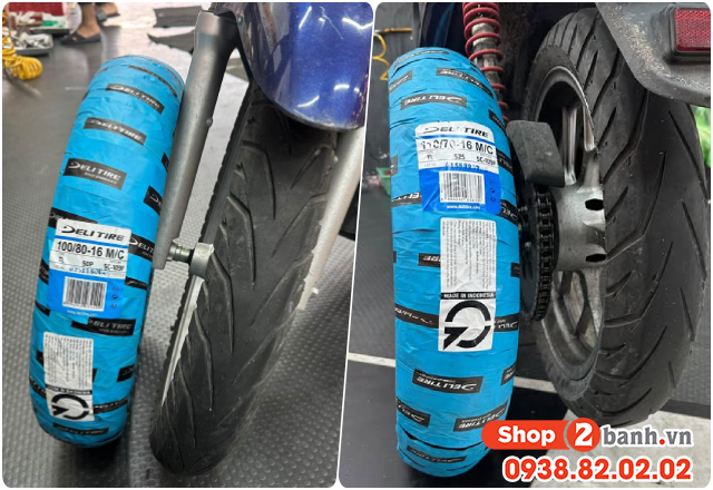Xe điện datbike quantum s2 thay vỏ deli urban grip bám đường tốt không - 2