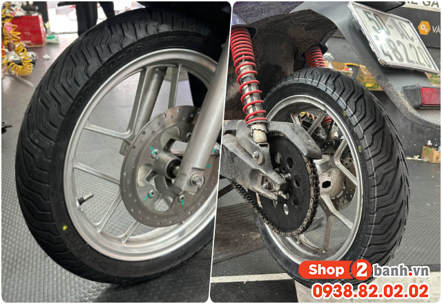 Xe điện datbike quantum s2 thay vỏ deli urban grip bám đường tốt không - 3