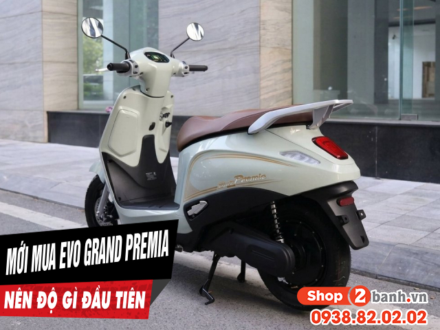 Mới mua xe điện evo grand premia nên độ đồ chơi gì đầu tiên - 1