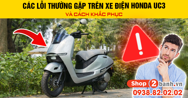Các lỗi thường gặp trên xe điện honda uc3 và cách khắc phục - 1