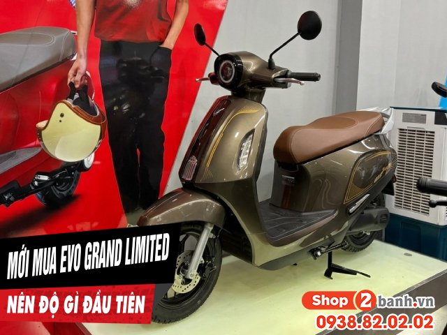 Mới mua xe điện evo grand limited nên độ đồ chơi gì đầu tiên - 1