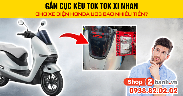 Gắn cục kêu tok tok xi nhan cho xe điện honda uc3 bao nhiêu tiền - 1
