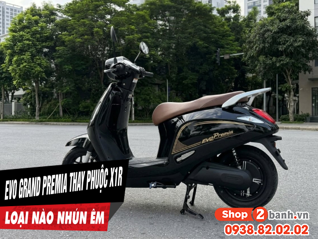 Phuộc x1r cho xe điện evo grand premia loại nào chạy nhún êm - 1