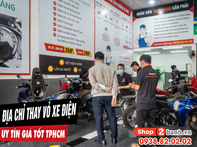 Địa chỉ thay vỏ lốp xe điện uy tín giá tốt ở tphcm - 1