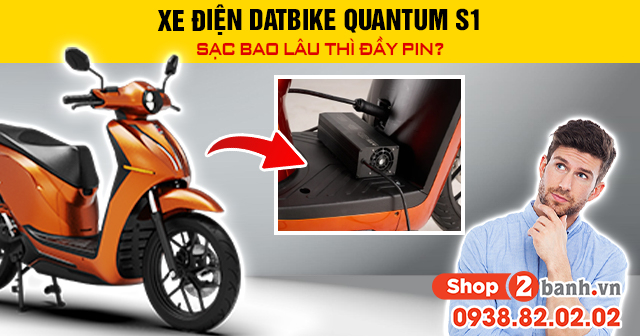 Xe điện datbike quantum s1 sạc bao lâu thì đầy pin - 1