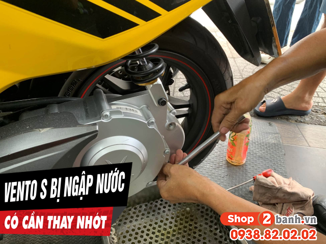Xe điện vinfast vento s bị ngập nước có cần thay nhớt lap hộp số không - 1