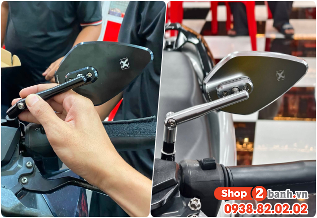 Tổng hợp kính chiếu hậu đẹp cho xe điện kyo mới hiện nay - 2