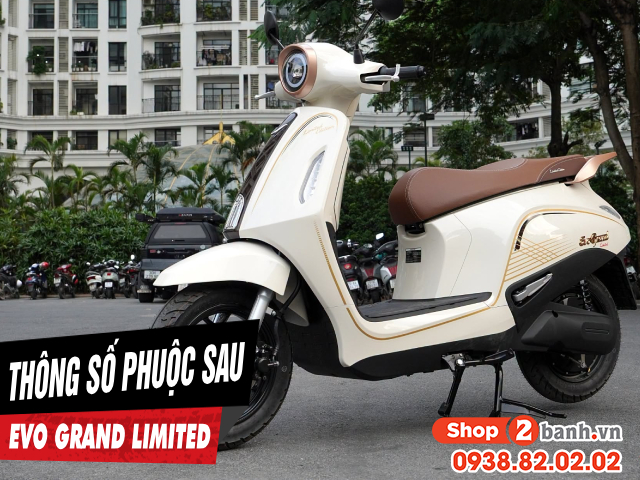 Thông số phuộc sau xe điện evo grand limited cao bao nhiêu - 1