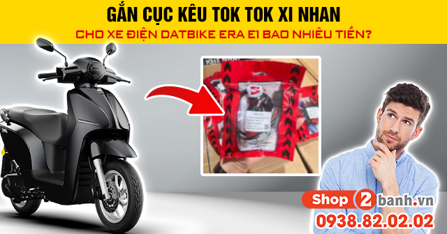 Gắn cục kêu tok tok xi nhan cho xe điện datbike era e2 bao nhiêu tiền - 1