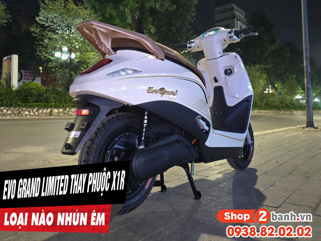 Phuộc x1r cho xe điện evo grand limited loại nào chạy nhún êm - 1
