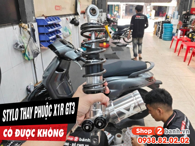Xe stylo 160 thay phuộc x1r gt3 325mm có được không - 1
