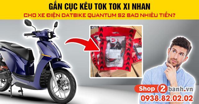 Gắn cục kêu tok tok xi nhan cho xe điện datbike quantum s2 bao nhiêu tiền - 1