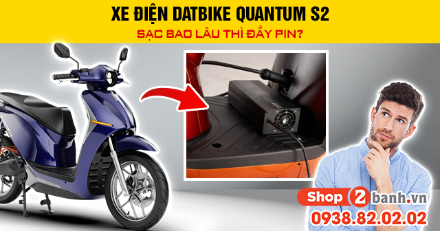 Xe điện datbike quantum s2 sạc bao lâu thì đầy pin - 1
