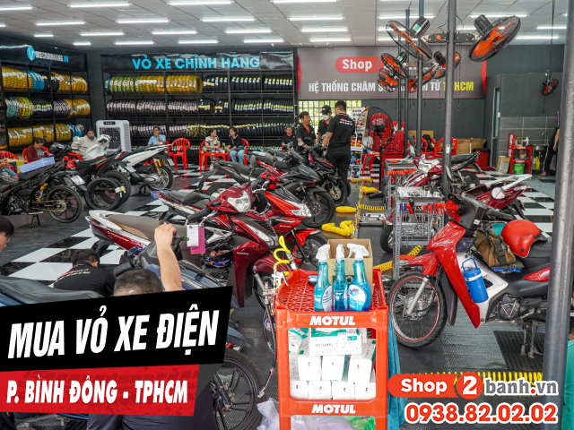 Mua vỏ xe điện ở đâu uy tín giá tốt p bình đông tphcm - 1