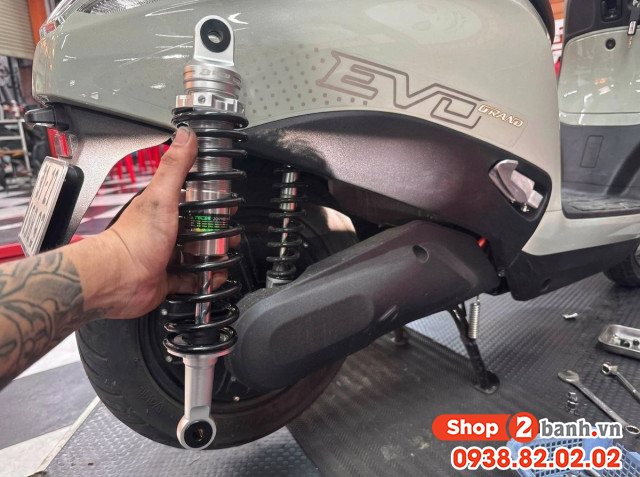 Thông số phuộc sau xe điện evo grand ii cao bao nhiêu - 6