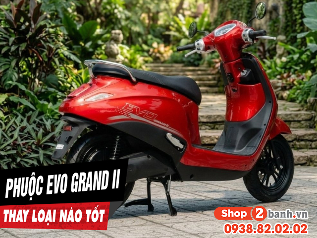 Phuộc sau xe điện evo grand ii chạy bị sàng lắc nên thay loại nào tốt hơn - 1