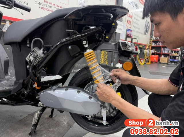 Xe điện yamaha neos thay phuộc x1r st3 325mm có phù hợp không - 2