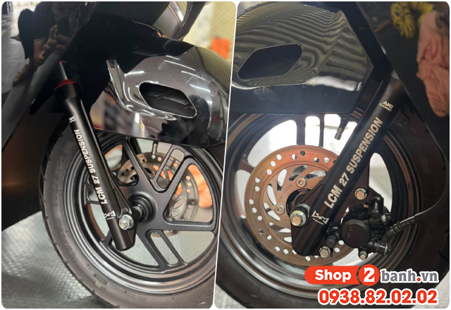 Phuộc trước xe điện uc3 kêu cụp cụp khi chạy qua đường xóc phải làm sao - 4