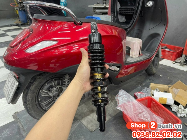 Xe điện evo max thay phuộc x1r c 335mm có phù hợp không - 2