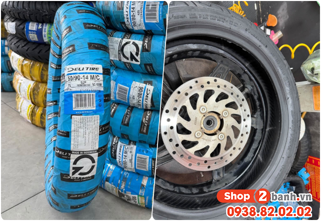 Xe điện feliz s thay vỏ deli urban grip bám đường tốt không - 3