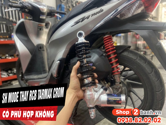Xe sh mode 4val thay phuộc rcb tarmax crom 330mm có phù hợp không - 1