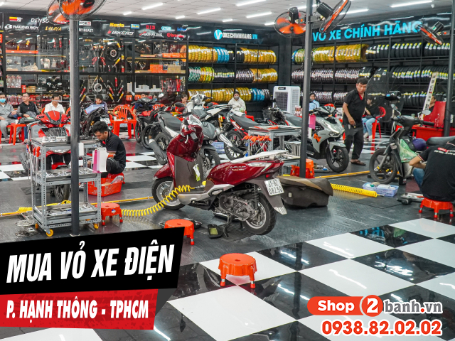 Mua vỏ xe điện ở đâu uy tín giá tốt p hạnh thông tphcm - 1