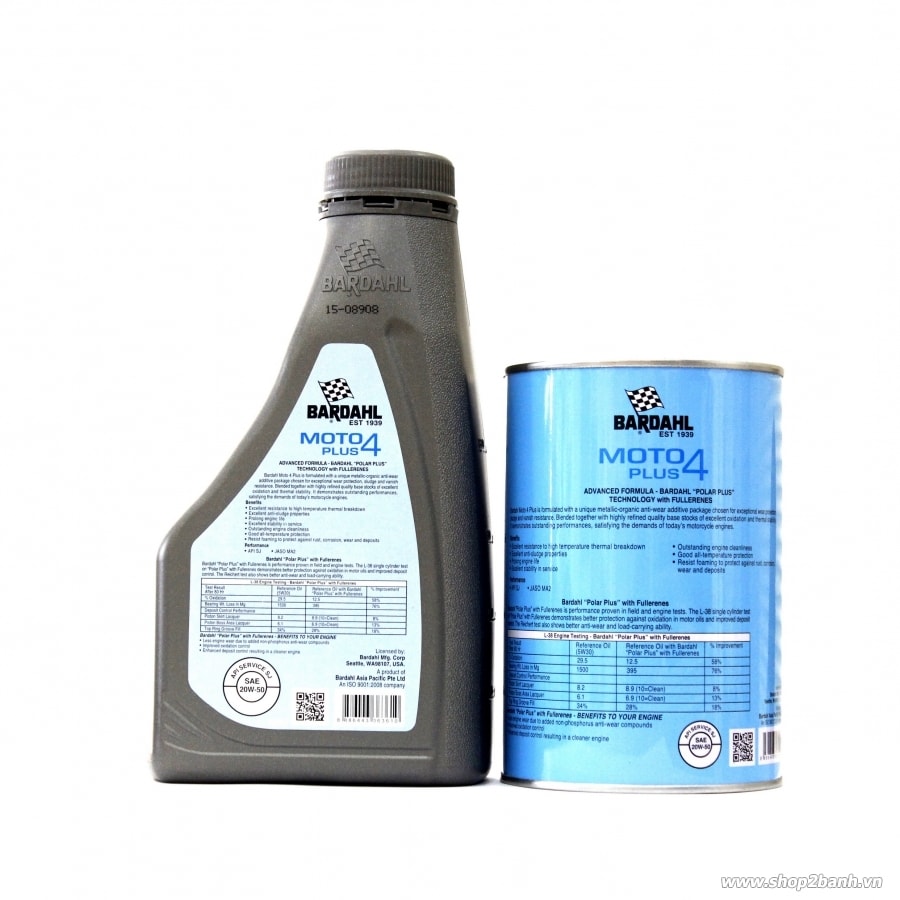 Bardahl Motor MOTO 4 Plus 20W-50 0.8L