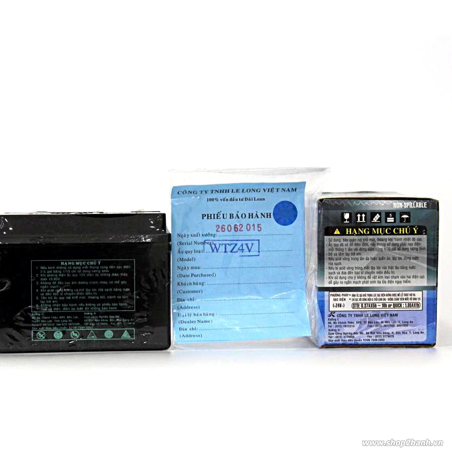 Bình ắc quy GLOBE WTZ4V