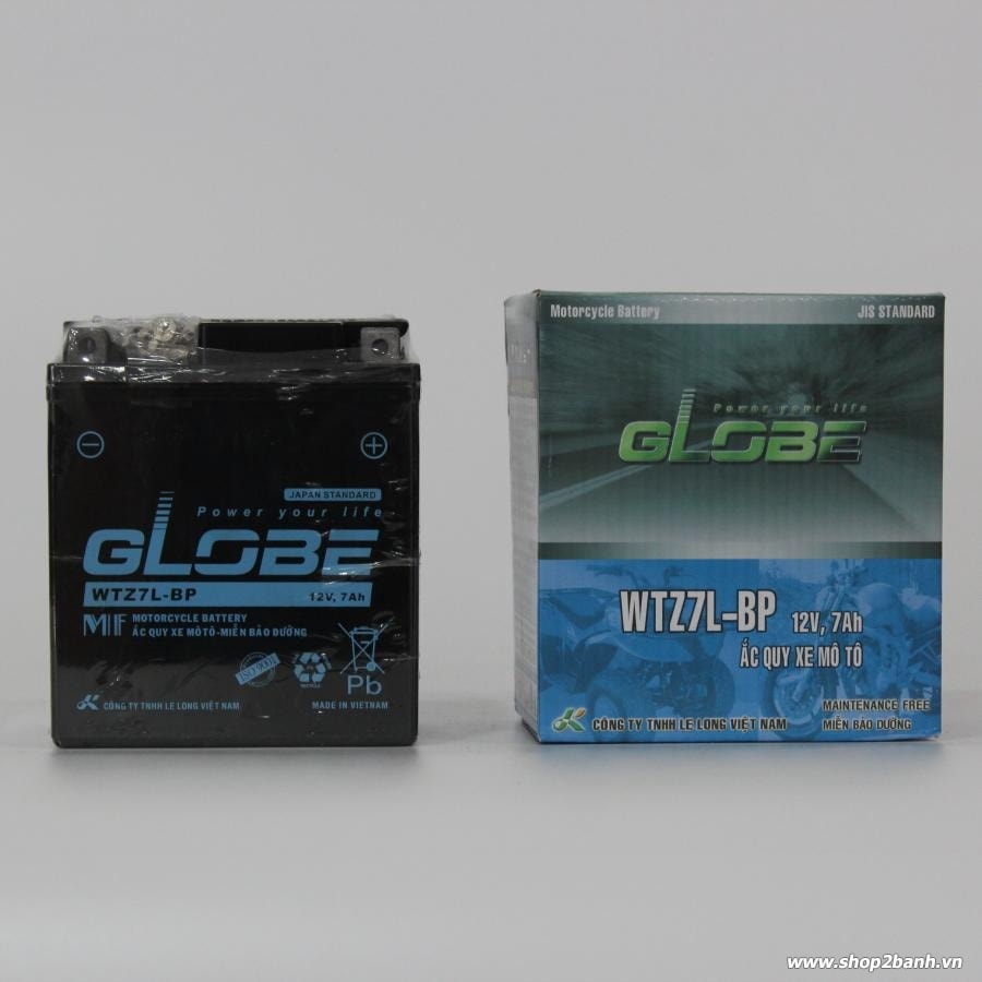 Bình ắc quy GLOBE WTZ7L-BP