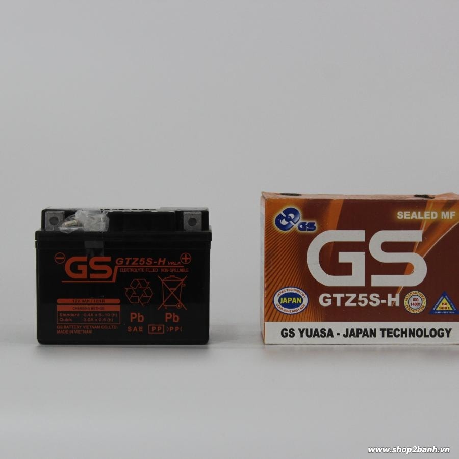 BÌNH ắc quy GS GTZ5S-H 