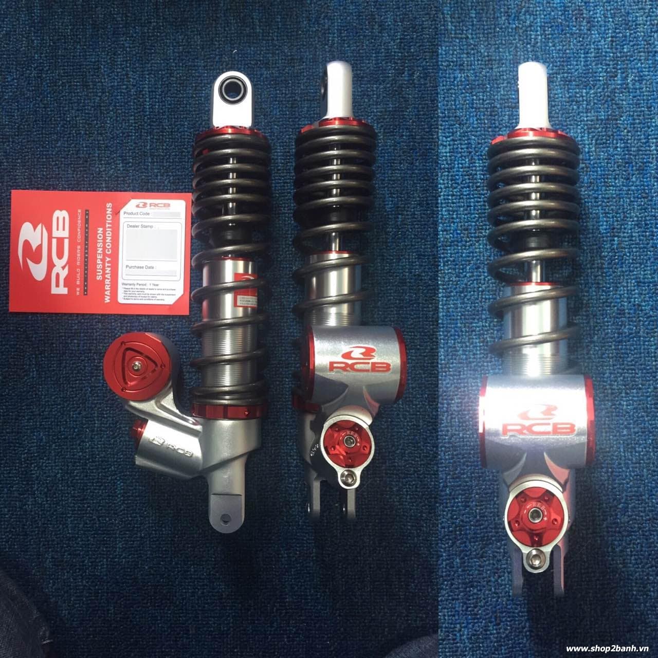 Phuộc RCB SB-3 bình dầu cho Air Blade, PCX, NVX, Nouvo