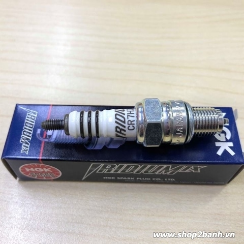 Bugi NGK Iridium CR7HIX chân ngắn dành cho Sirius, Jupiter, Nouvo, Mio