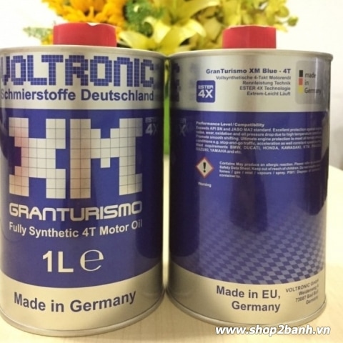 Nhớt Voltronic Granturismo XM Blue (xanh)