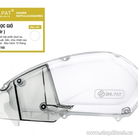 Ốp lọc gió trong suốt Zhi.Pat dành cho Yamaha NVX chính hãng