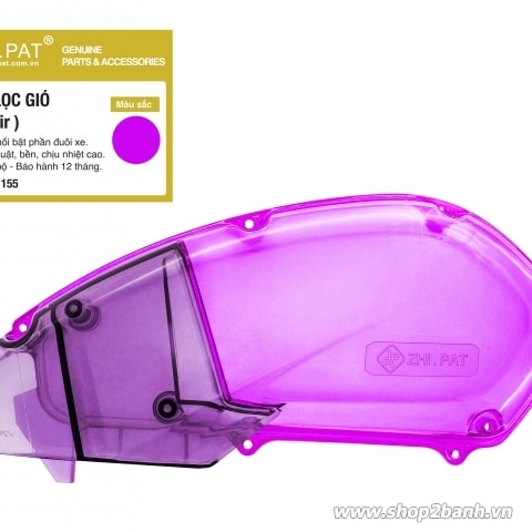Ốp lọc gió trong suốt Zhi.Pat dành cho Yamaha NVX chính hãng