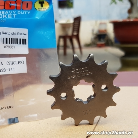 Nhông Recto 14T cho Exciter chính hãng