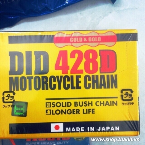 Sên vàng DID 9 ly 428D (chính hãng) 130 mắc