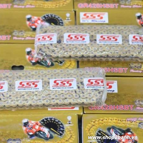 Sên vàng SSS 428HS 10ly 130L (chính hãng)