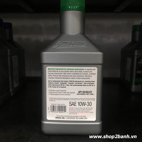Nhớt Amsoil 10W30 Synthetic Metric 946ml