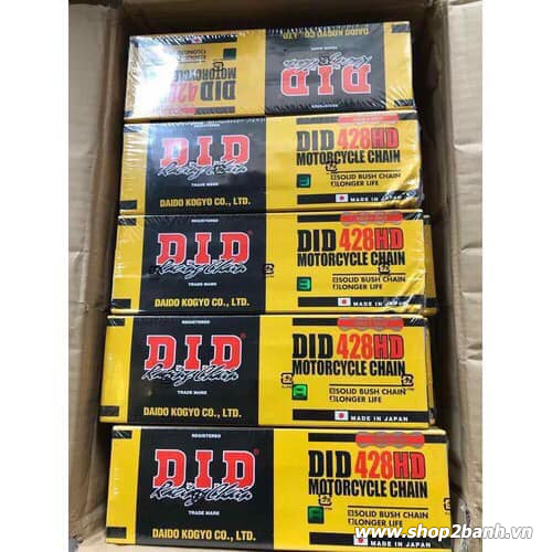 Sên vàng DID 10 ly 428HD 130 mắc chính hãng