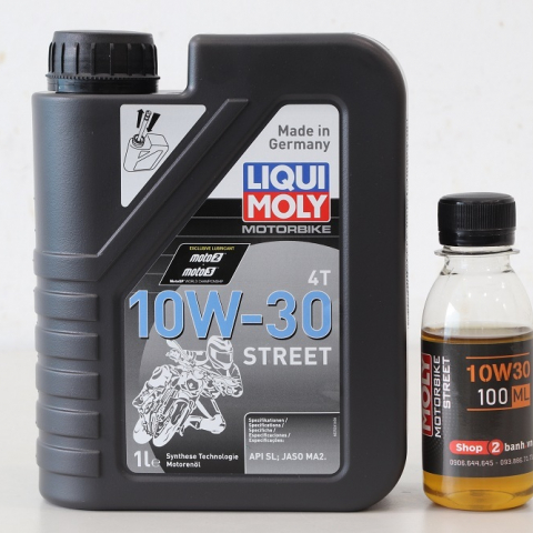 Nhớt chiết lẻ Liqui Moly Motorbike Street 4T 10W30 (100ml) | Shop2banh.vn