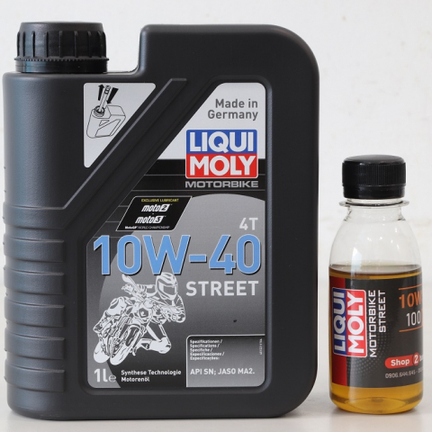 Nhớt chiết lẻ Liqui Moly Motorbike Street 4T 10W40 (100ml)