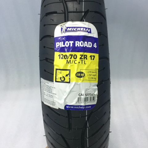 Vỏ Michelin Pilot Road 4 120/70ZR17 cho phân khối lớn