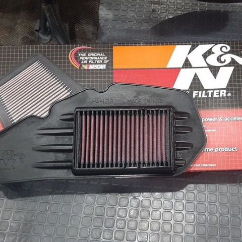 Lọc gió K&N HA-1213 cho Click, Vario, SH Mode, PCX (chính hãng)