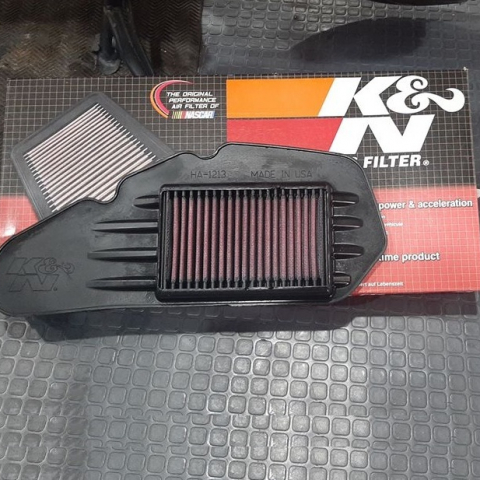 Lọc gió K&N HA-1213 cho Click, Vario, SH Mode, PCX (chính hãng)